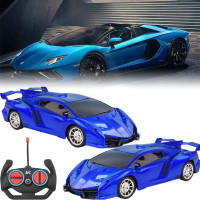 Rc Drift Mobil Lampu LED 4WD Remote Control Mobil Mainan Balap Di