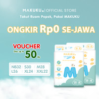 [2 PACK] MAKUKU SAP Diapers Comfort Fit PantsTape M28 Popok Bayi