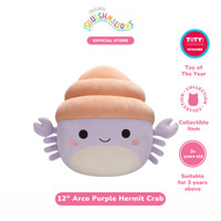 Squishmallows Arco Purple Hermit Crab 12 Inch - Plush Toys