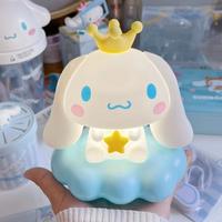 Sanrio MINISO Lampu Tidur LED Kuromi Cinnamoroll Isi Ulang 3tingkat