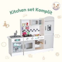 kitchen set besar komplete kitchen keluar air mainan edukasi masak
