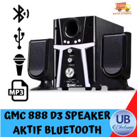 Speaker GMC 888D3 BT Bluetooth Aktif Multimedia Speker suara mantap