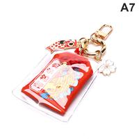 1X Omamori Maneki Neko Dispel Pernak-Pernik Gelang Gantungan Kunci
