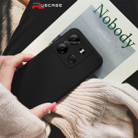 Pluscase For Tecno Spark Go 2023 Soft Ultra Thin Matte Sandstone Case