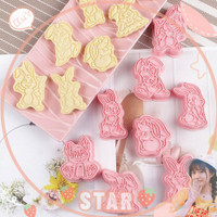 Bintang 8pcs/set 3D Kelinci Paskah Alat Kue Pastry Dekorasi PW