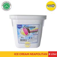 Ice Cream Espessia Neapolitan Frozan Mart Frozen Food Palembang 8Liter