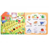ORIGINAL Usborne - Baby's Very First Play Book Garden Words - Leon