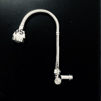 Keran Sink Tembok Flexible Kran Dapur Bak Cuci Piring 1 2 inch