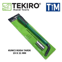 TEKIRO Kunci Roda Tarik ukuran 19 x 21 mm U1539