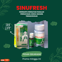 [ BELI 1 GRATIS 1 OIL] - SINUFRESH Herbal Atasi Sinusitis dan Asma