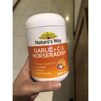 Nature way Natures way Vitamin C Garlic isi 200 tablet asli Australia
