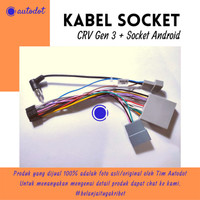 Socket Headunit Android CRV Gen 3 Kabel Soket HU Honda CRV Gen3