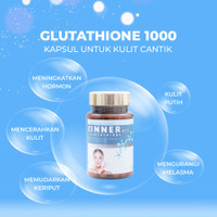 VIP 5 BOX Kapsul PEMUTIH PERMANEN INNER BYT GLUTATHIONE 1000 mg