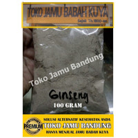 Jual Ginseng Bubuk Premium Jamu Babah Kuya Berat Limited