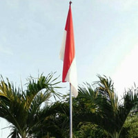 Tiang Bendera Stainless 9 meter