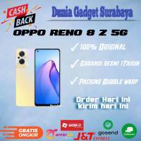 Dijual Oppo Reno 8Z 5g 8256 Garansi resmi oppo 1Tahun Diskon