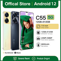 【CODbebas biaya kirim】hp murah Hp C55 4G5G RAM 12GB ROM 512GB