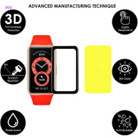 Dou 2Pcs For -Huawei Band 6 Nfc Screen Protector Film Soft Films/3D