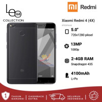 HP Redmi 4X Ram 464gb Android 4G LTE Garansi 12Bulan - BLACK 216GB