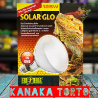 Exoterra Solar Glo 125 Watt Lampu Uva Uvb Reptil Kura Kadal Torto