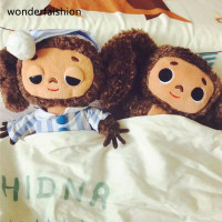 Kawaii Cheburashka Monkey Mainan Mewah2023Film Rusia Mata Besar Monkey