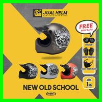 HELM CAKIL HBC NEW OLD SCHOOL HITAM