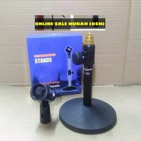 original stand mic kaki bulat karaoke holder bundar mik TABLE tempat