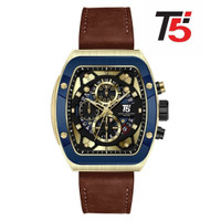 Jam Tangan Pria T5 H 4016 G Cronograph Original Bergaransi free box