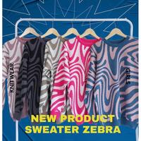 Dijual SWEATER ZEBRA SWEATER RAJUT CREWNECK ZEBRA Diskon
