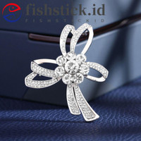 Fishstick Wanita Bros Harian Lucu Hadiah Festival Bunga Alloy Vintage