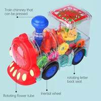 Mainan Mobil Anak / Transparan Car Toys / Mobil Baterai Lampu / Kado