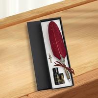 pena celup bulu mewah untuk anak, dengan ujung pengganti,