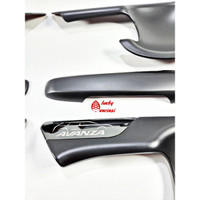(Baca Deskripsi) Paket Outer Handle Tank Cover Hitam Doff Avanza 2022