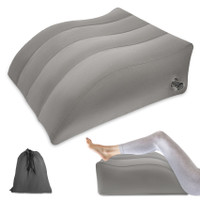 Bantal tiup Wedge portabel, bantal untuk tidur Wedge ringan, elevasi