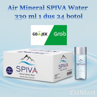 Air Mineral SPIVA Water 330ml Rejuvenating 1 dus 24 botol BPOM Halal