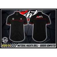 KEMEJA PSHT/KEMEJA SH TERATE TERBARU/KEMEJA NAGATA BORDIR/HEM PSHT/HEM