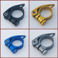 Klip Tiang Sadel Sepeda Aluminium Paduan Klip Pipa Sadel Sepeda