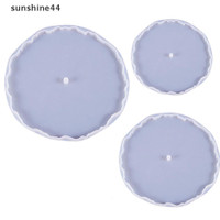 Sunshine Cetakan Resin Epoxy Bentuk Bulat Asimetris Bahan Silikon