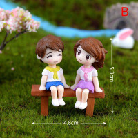 Sale Meniup 1 Set Sweet Pasangan DIY MinI Patung Miniatur Deco Taman K