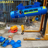 Electric Wire Rope Hoist 1 Ton x 12 meter WEKA Germany (With Trol Best
