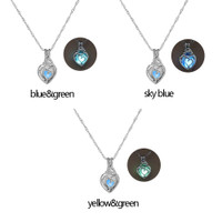 Maxg Kalung Luminous Choker Hollowed Adjustable Glow in the Dark