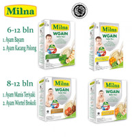 Grosir Milna Bubur Bayi Wgain 6+ Dan 8+ 120G Terlaris