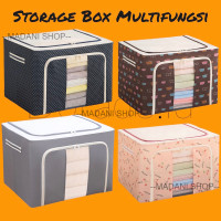 24L / 66L /72L/ 100L Lipat kotak penyimpanan pakaian serbaguna