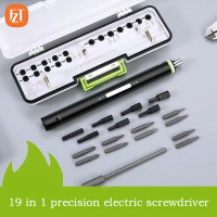 Baterai Lithium Dapat Diisi Ulang USB 19-in-1 Set Obeng Listrik Presis