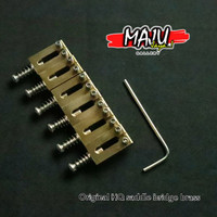 premium saddle bridge tremolo gitar 100% brass set 10.5mm or