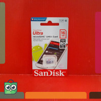 MICROSD SANDISK ULTRA 16GB CLASS 10 SPEED 80MBPS (NA)