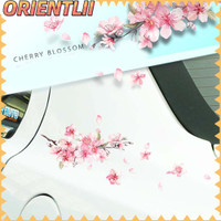 Orientlii Sakura Stiker Mobil Aksesoris Eksterior Goresan Helm Motor B