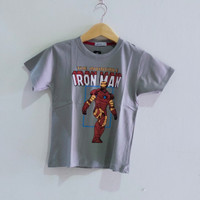 Pakaian Anak KAOS JUNIOR 5-16 th - Abu-abu 9-10 Tw