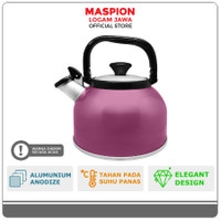Maspion Rigoletto Anodize Whistling Kettle - Teko Alumunium
