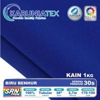 Kain Serena 30s Kiloan | Biru Benhur | Kain Kaos | Karunia Textile